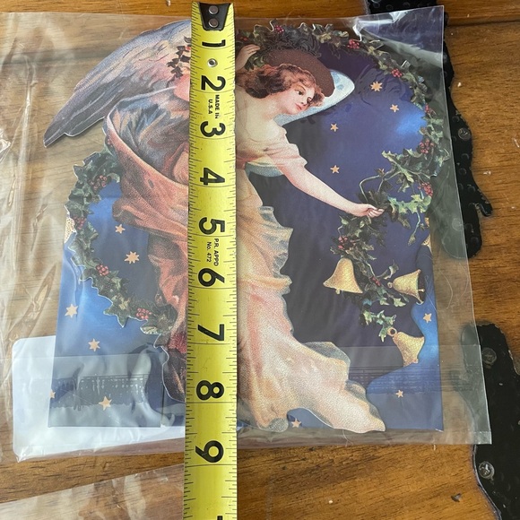 New Lot Of 5 The Gifted Line Basket Card Box John Grossman Christmas Santa Angel - Picture 8 of 14